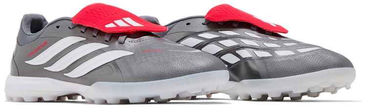 adidas Predator Pro Fold Over Tongue Turf Iron Metallic Zero Metalic Lucid Red