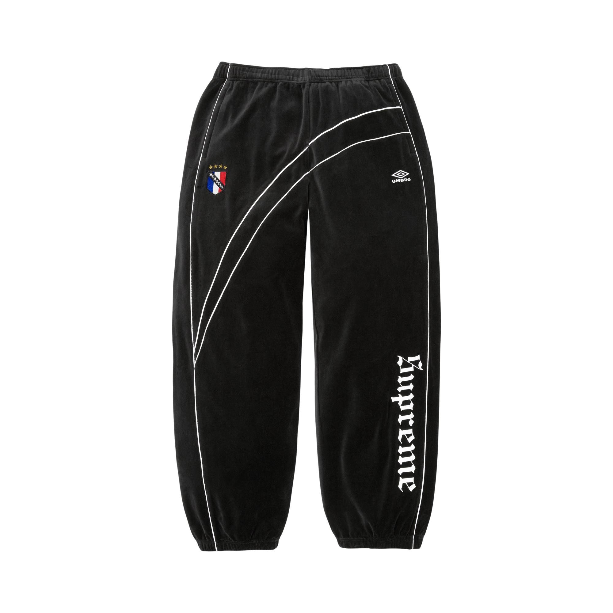 Buy Supreme x Umbro Velour Track Pant 'Black' - FW26P35 BLACK | GOAT
