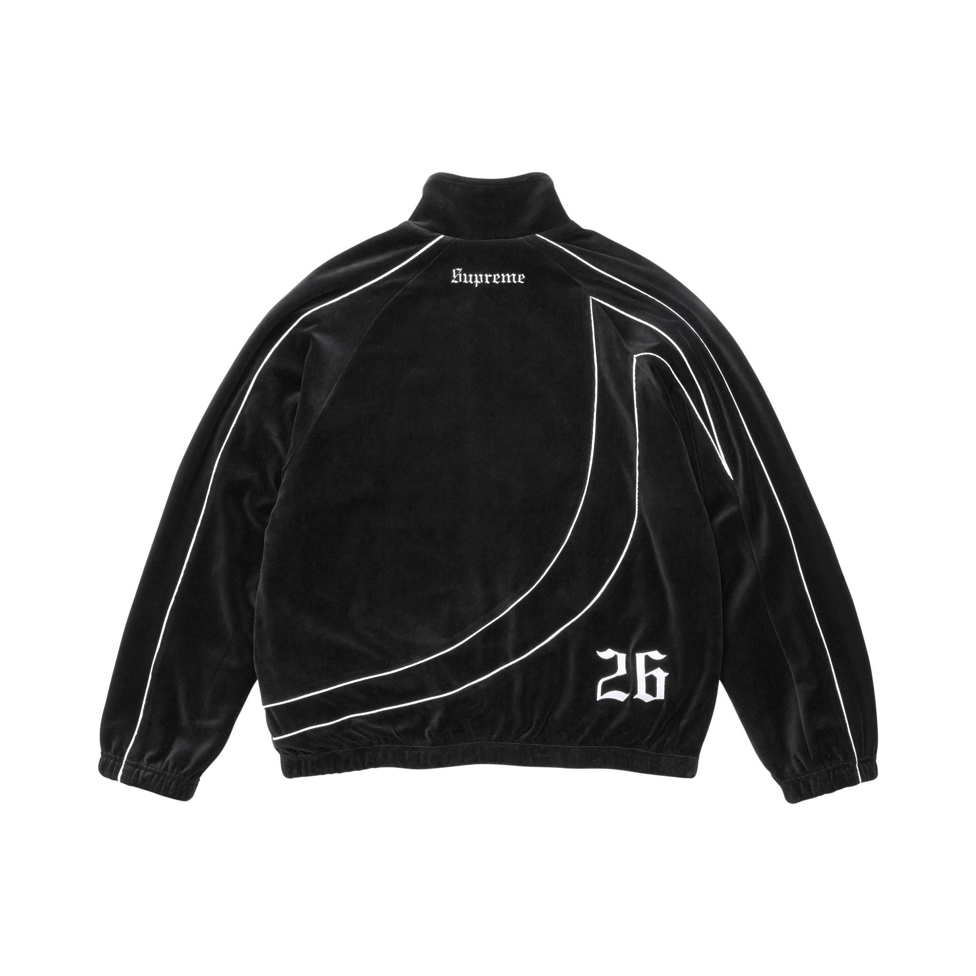 Buy Supreme x Umbro Velour Track Jacket 'Black' - FW26J54 BLACK | GOAT