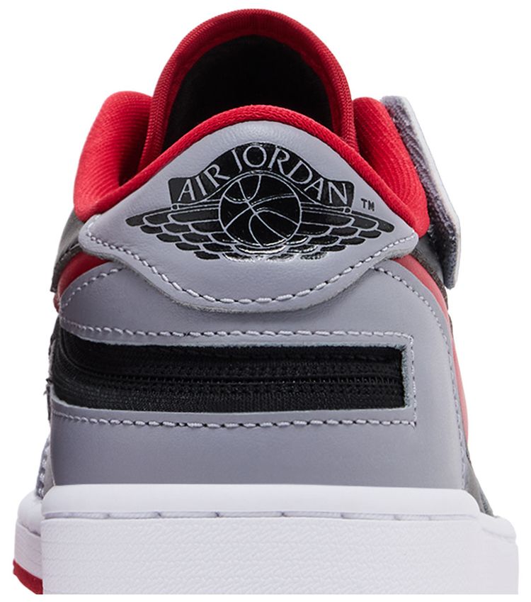Air Jordan 1 Low FlyEase Cement Fire Red