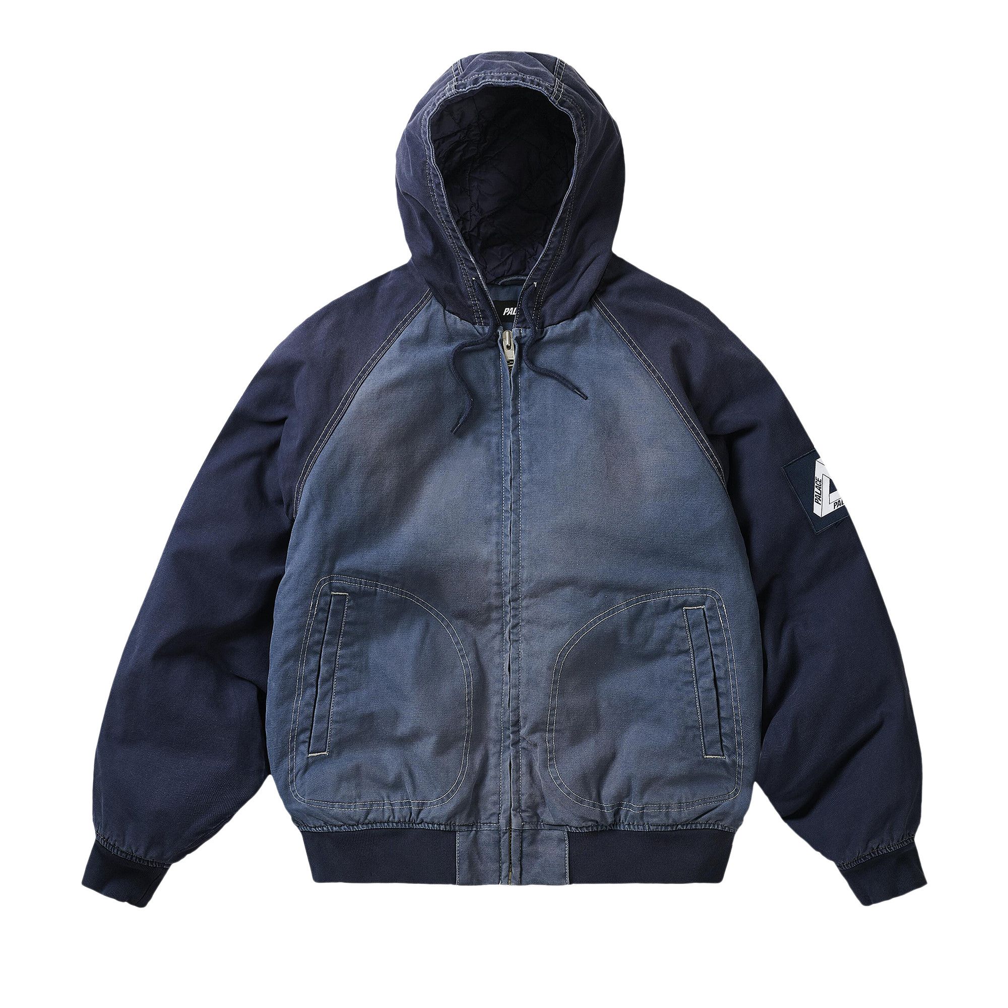 Buy Palace 10oz Hooded Canvas Jacket 'Navy / Blue' - P31JK031 | GOAT