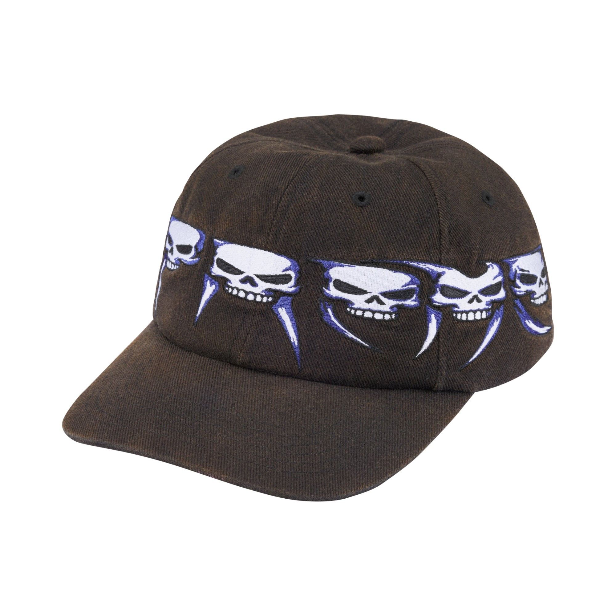 Buy Supreme Skulls Spellout 6-Panel 'Black' - FW26H64 BLACK | GOAT