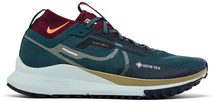Nike React Pegasus Trail 4 GTX V2 Deep Jungle Khaki Night Maroon