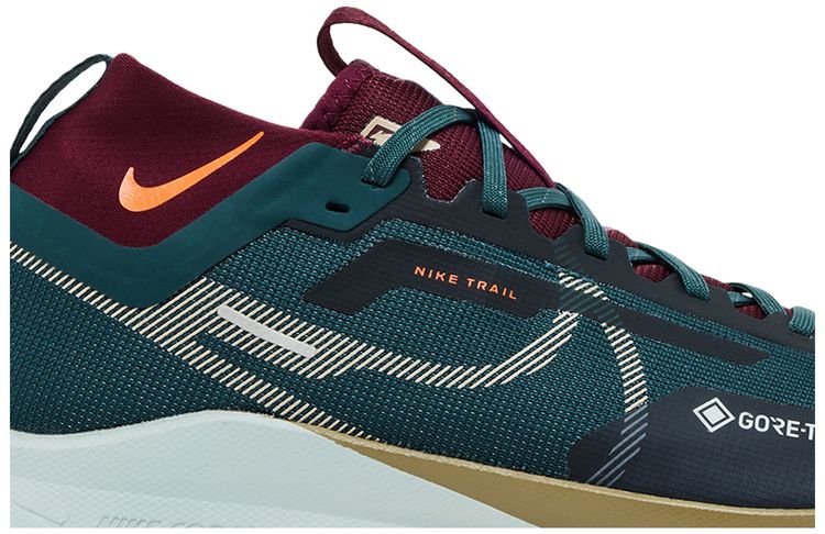 Nike React Pegasus Trail 4 GTX V2 Deep Jungle Khaki Night Maroon