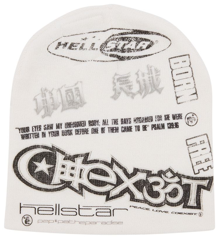 Hellstar Featus Beanie White