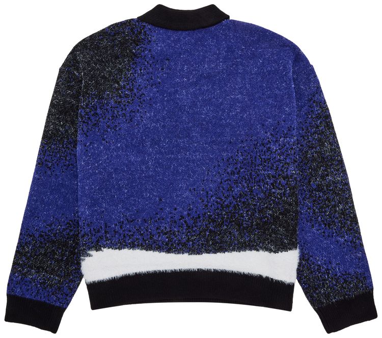 HOUSE OF ERRORS Femme Fatale Knitted Rugby Dark Blue