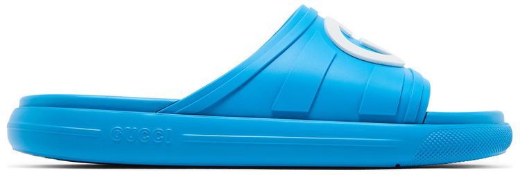 Gucci Slide Interlocking G Super Blue