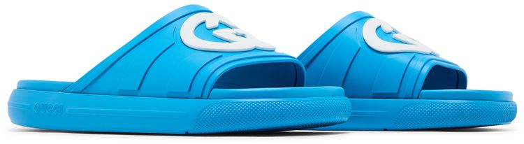 Gucci Slide Interlocking G Super Blue