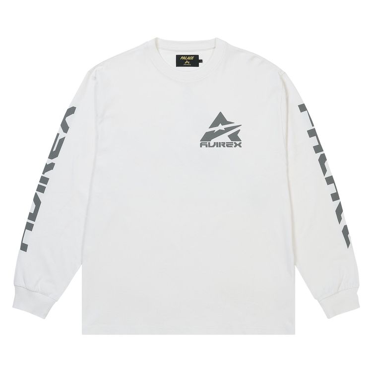 Palace x Avirex Long Sleeve White