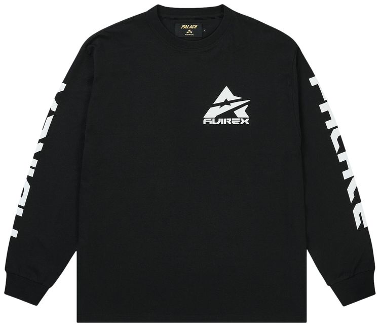 Palace x Avirex Long Sleeve Black
