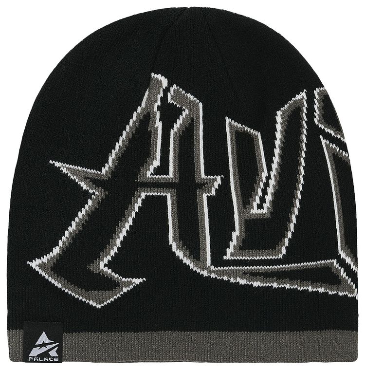 Palace x Avirex Nein Cuff Beanie Black