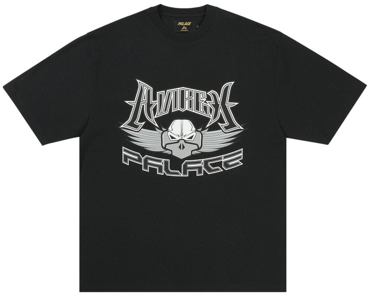 Palace x Avirex T Shirt Black