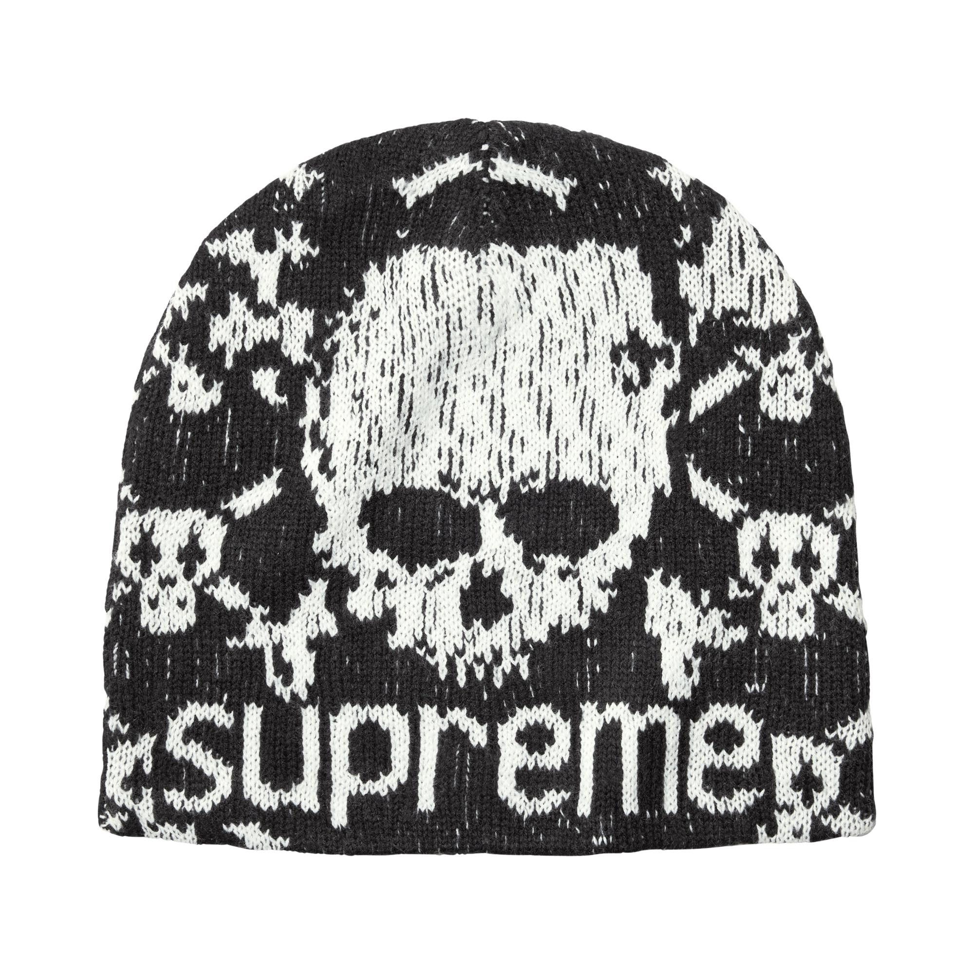 Buy Supreme x Vanson Leathers Skull Beanie 'Black' - FW26BN15
