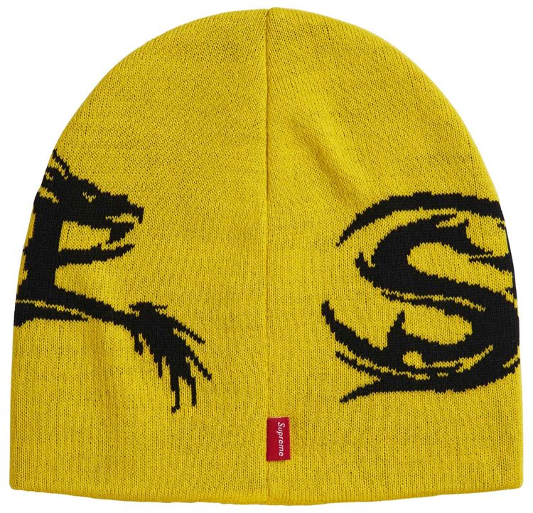 Supreme Dragon Beanie Yellow