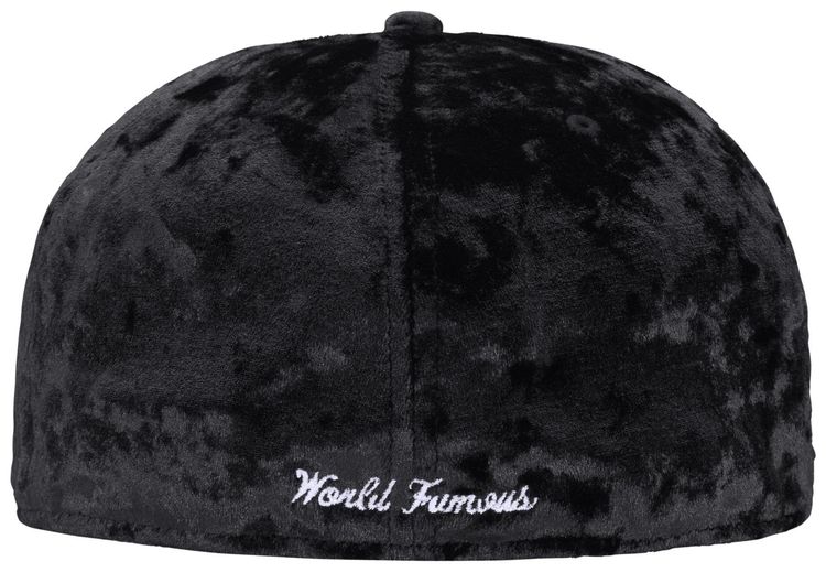 Supreme Crushed Velvet Box Logo New Era Black