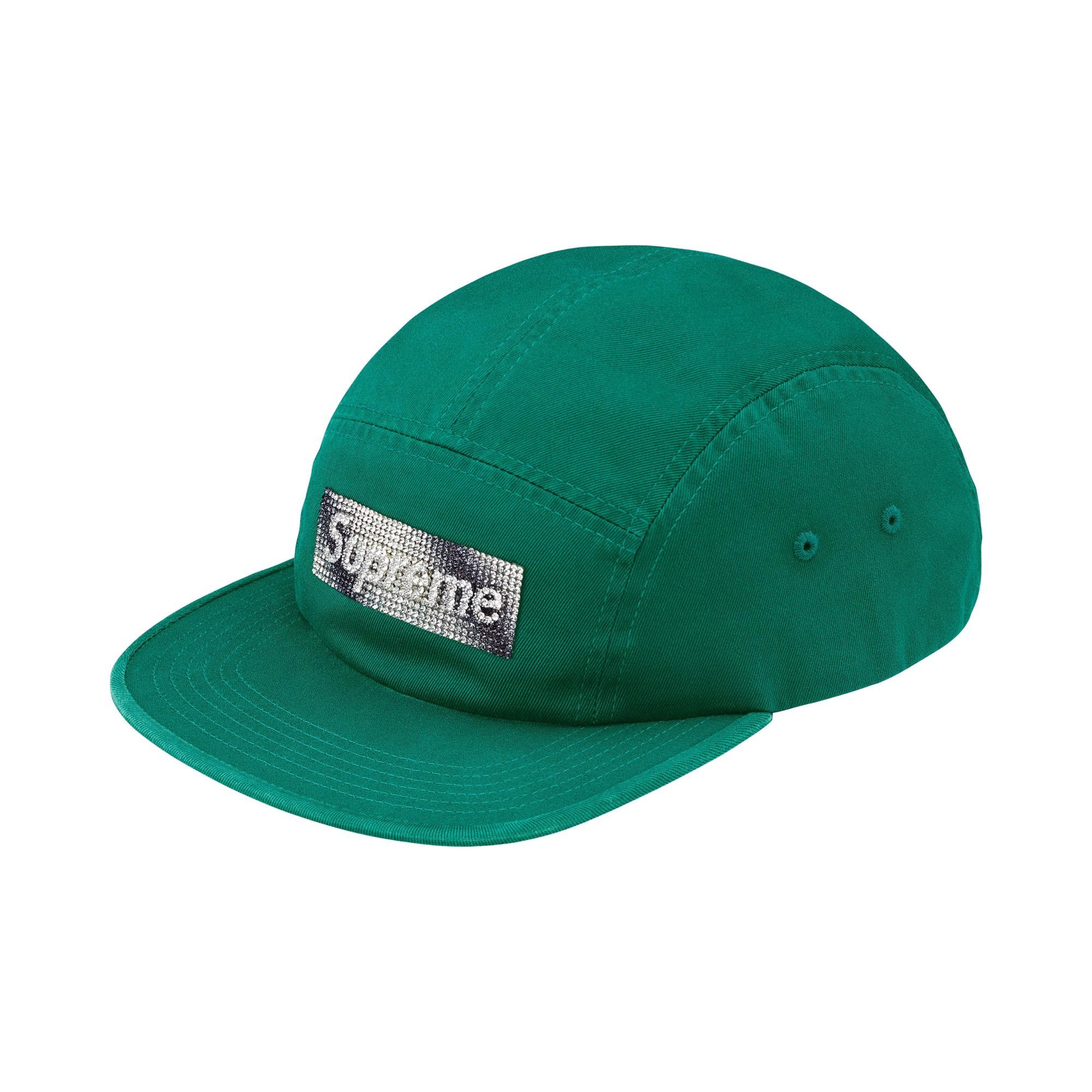 Buy Supreme Rhinestone Label Camp Cap 'Green' - FW26H102 GREEN | GOAT
