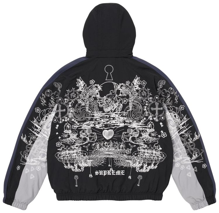 Supreme Aoi Fleece Lined Track Jacket Black