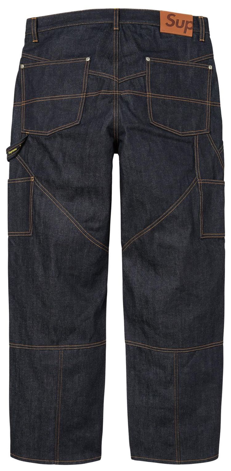 Supreme Paneled Double Knee Painter Pant Rigid Indigo