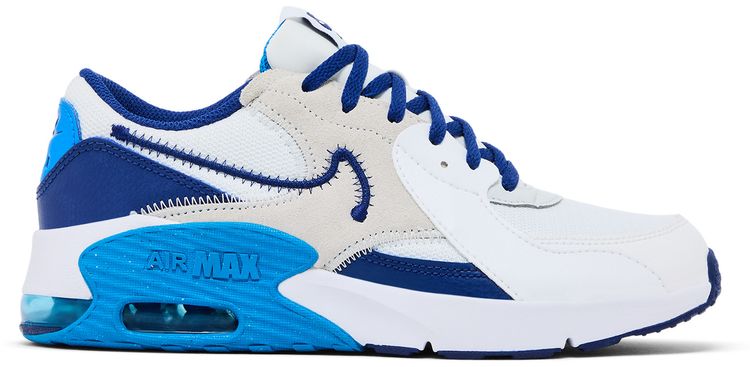 Nike Air Max Excee GS White Deep Royal Blue