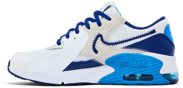 Nike Air Max Excee GS White Deep Royal Blue