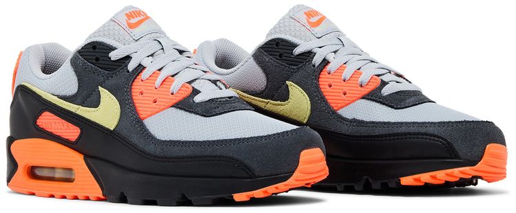 Nike Air Max 90 Smoke Grey Hyper Crimson