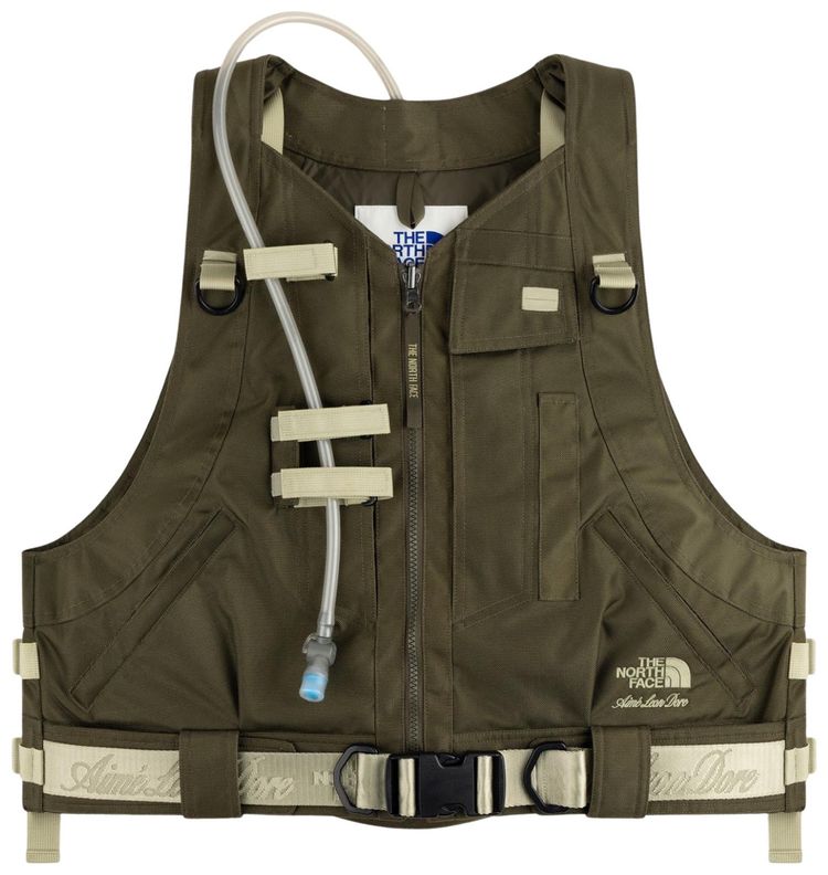 Aime Leon Dore x The North Face Ballistic Tech Vest New Taupe Green