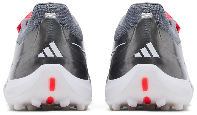 adidas Predator Pro Fold Over Tongue Turf Iron Metallic Zero Metalic Lucid Red