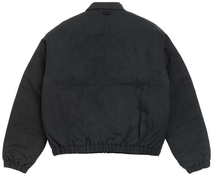 Stussy Nyco Collared Work Jacket Black