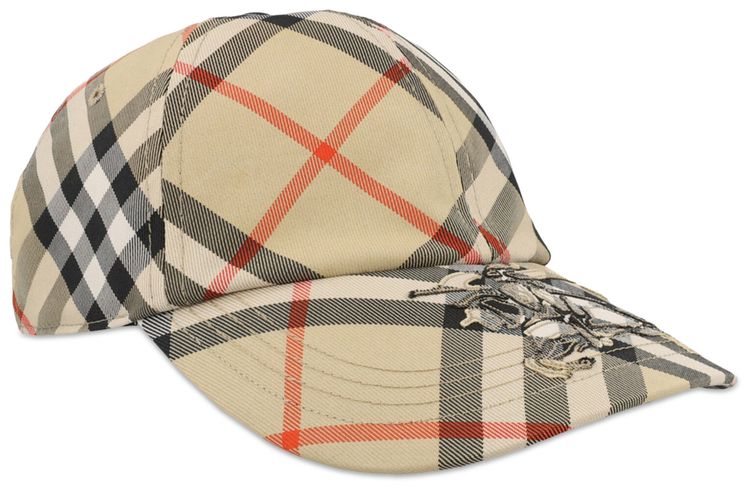 Burberry Mh Check Hat Sand Ip Check