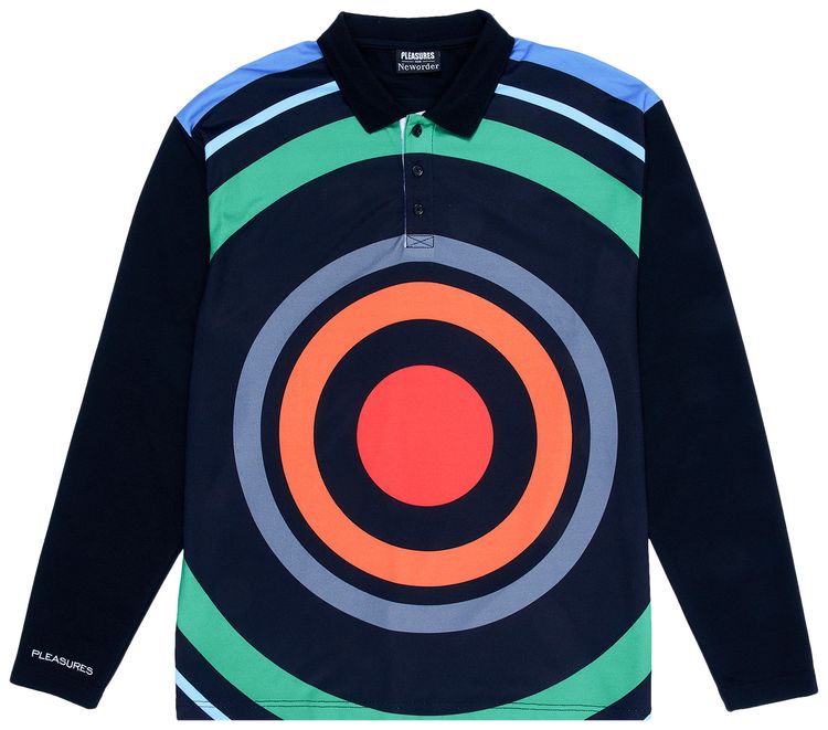 Pleasures Blue Monday Polo Shirt Black