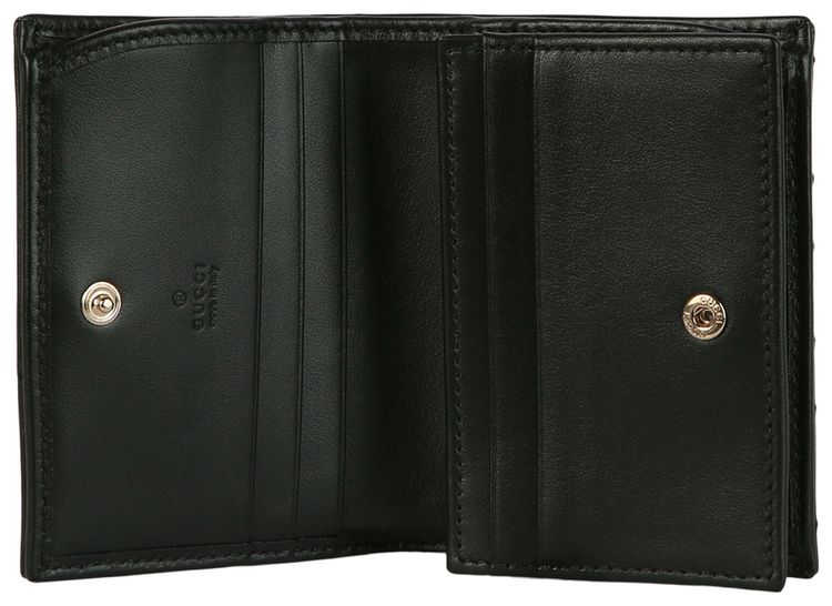 Gucci GG Marmont Bifold Wallet Black Black