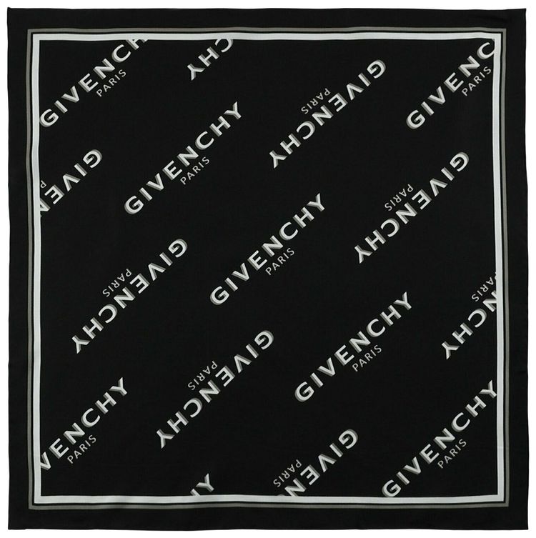 Givenchy Shadow Small Square In Silk Black