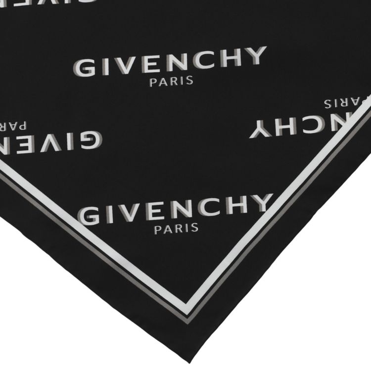 Givenchy Shadow Small Square In Silk Black