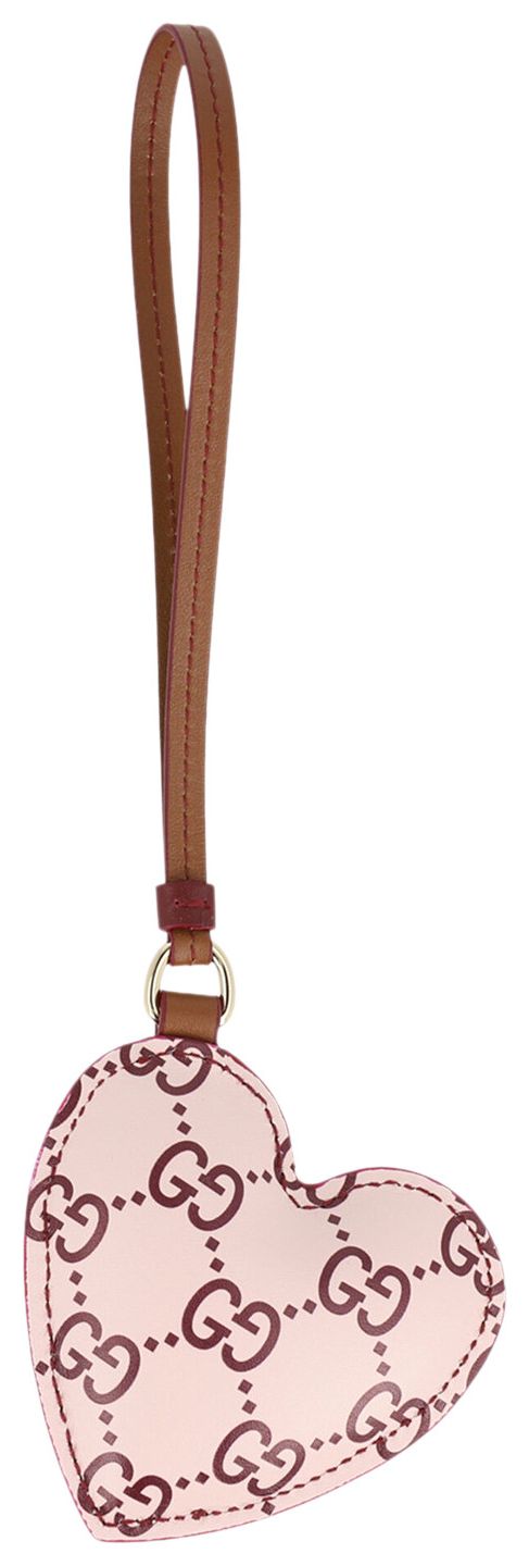 Gucci Heart Shaped Keychain Multi