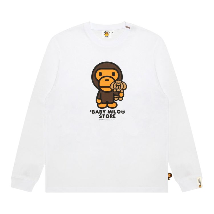 Baby Milo Store Milo Long Sleeve Tee White
