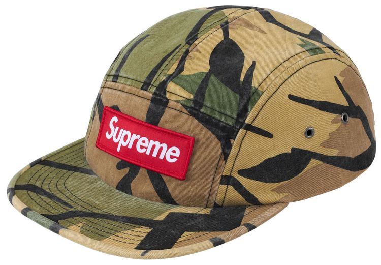 Supreme Military Camp Cap Spring Green Predator Camo