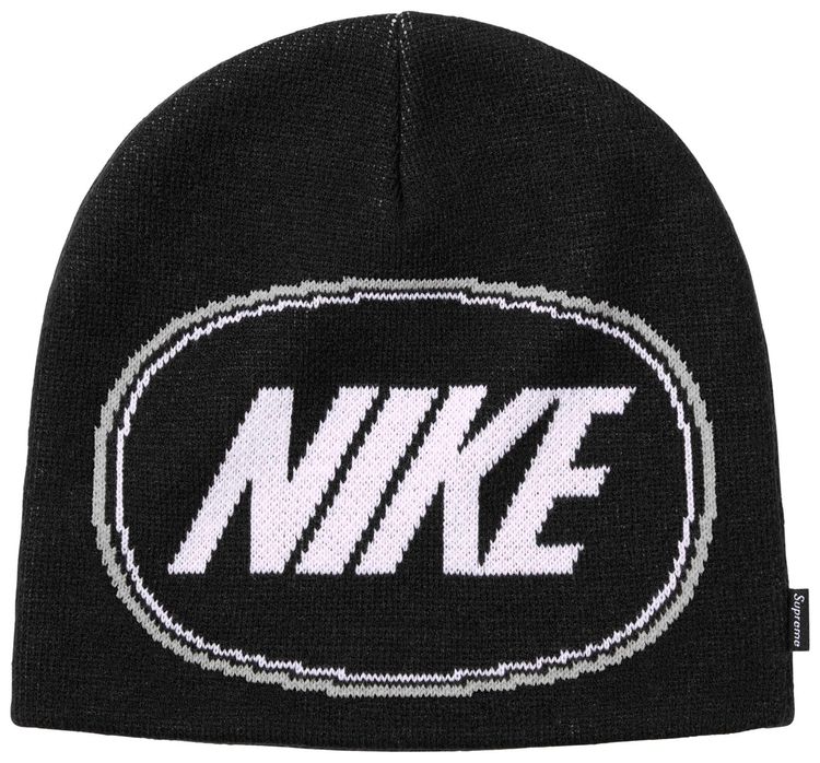 Supreme x Nike Oval Beanie Black