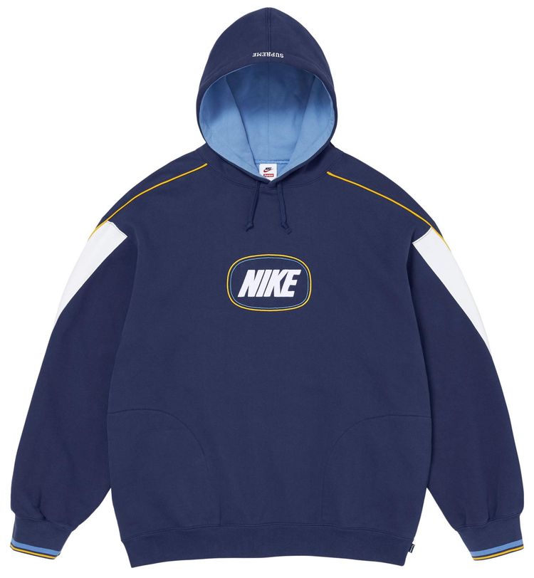 Supreme x Nike Hooded Sweatshirt Navy