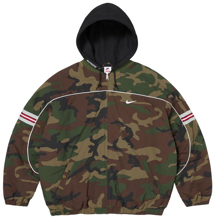 Supreme x Nike Nylon Hooded Jacket Woodland Camo