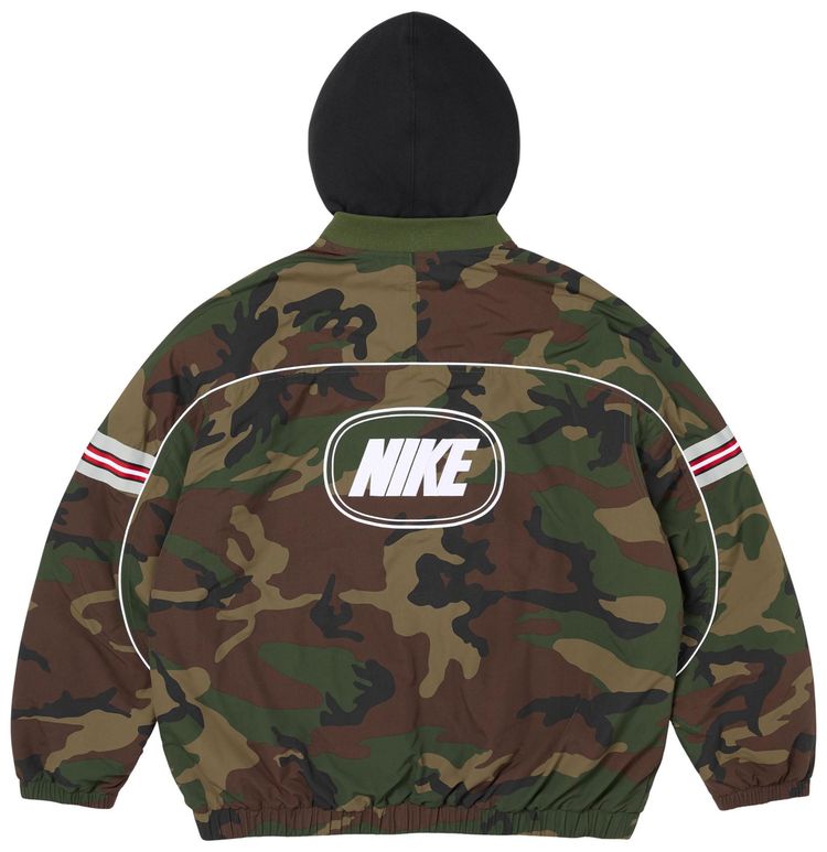 Supreme x Nike Nylon Hooded Jacket Woodland Camo