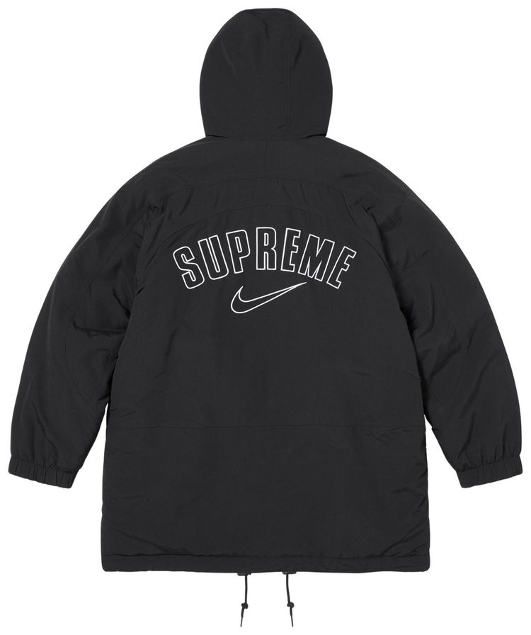 Supreme x Nike Faux Fur Reversible Parka Black