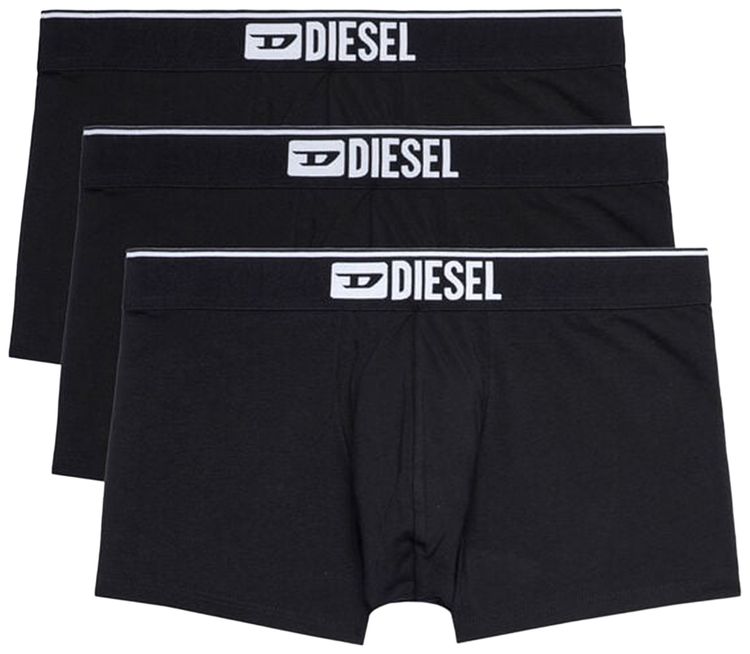 Diesel UMBX Damien 3 Pack Boxer Shorts Black