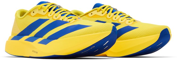 adidas Adizero Evo SL Yellow Royal Blue Iron Metallic