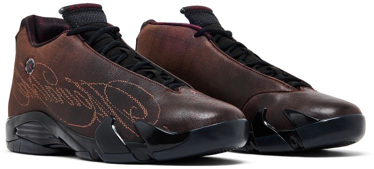 Mowalola x Air Jordan 14 Retro Burnt Red