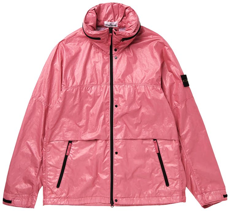 Stone Island 3l Nylon Jacket Geranium