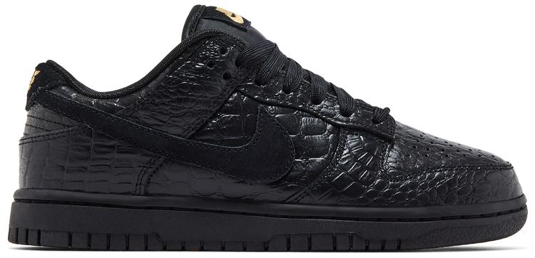 Nike Wmns Dunk Low BlackMetallic GoldOff NoirBlack