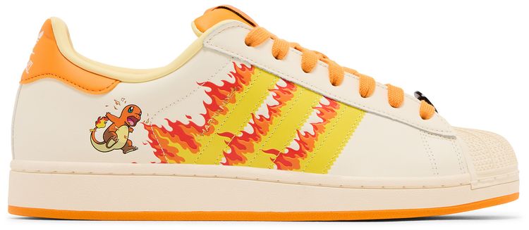 Pokemon x adidas Superstar Charmander