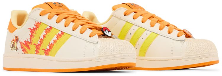 Pokemon x adidas Superstar Charmander