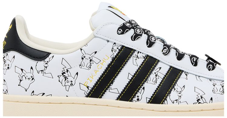 Pokemon x adidas Superstar Pikachu White