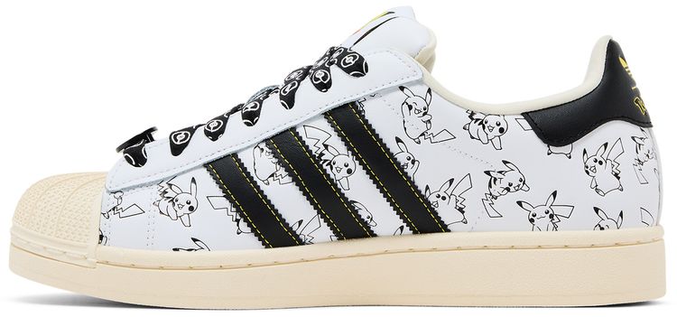 Pokemon x adidas Superstar Pikachu White